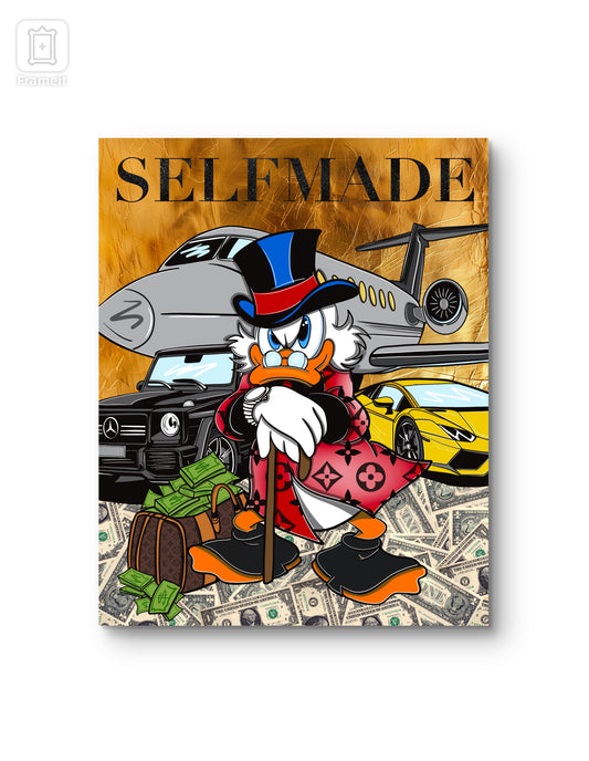 Selfmade Duck Gold Money