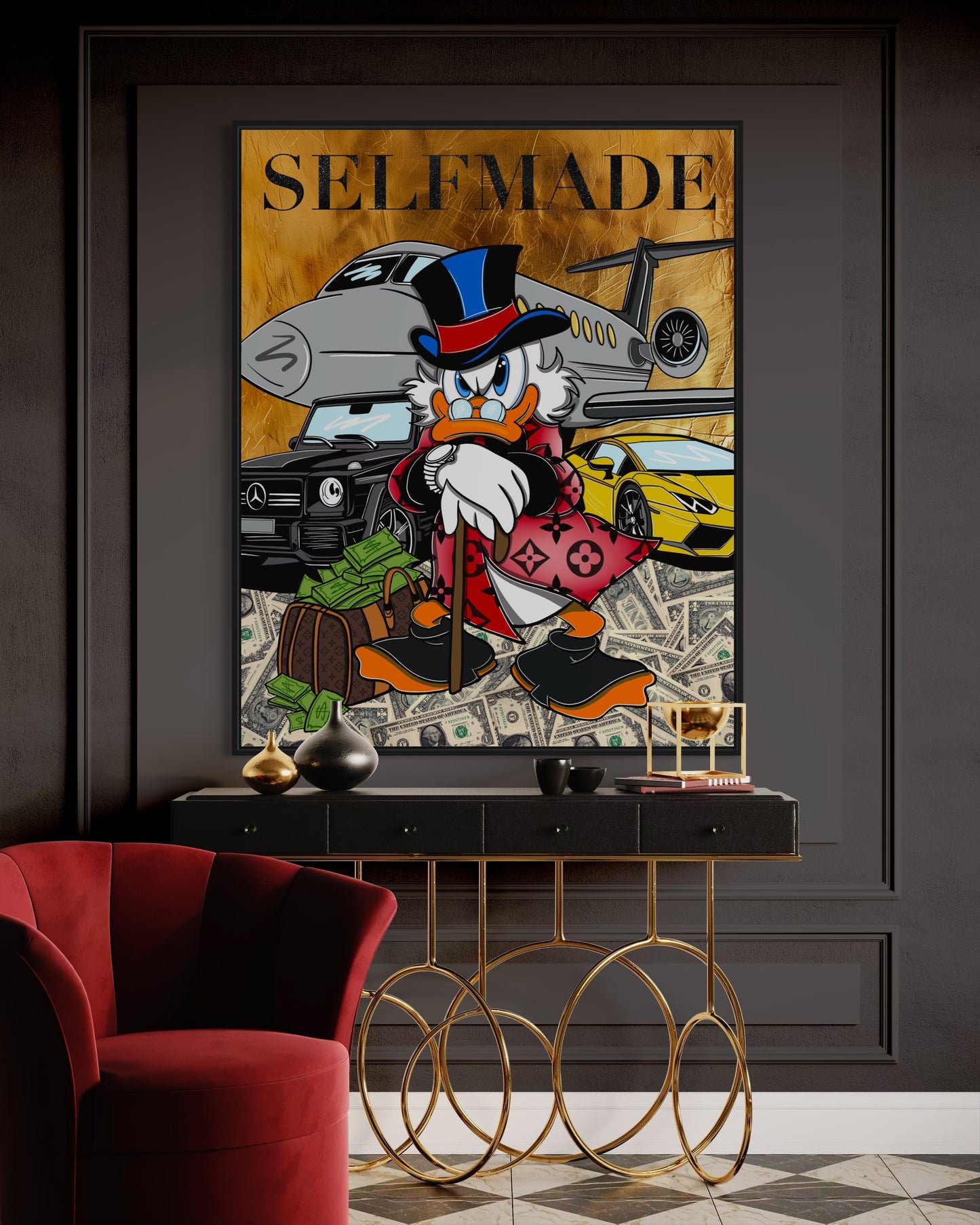 Selfmade Duck Gold Money