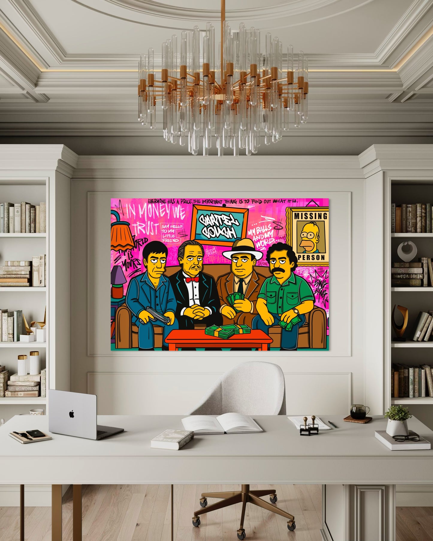 Mafia Simpsons Pop art