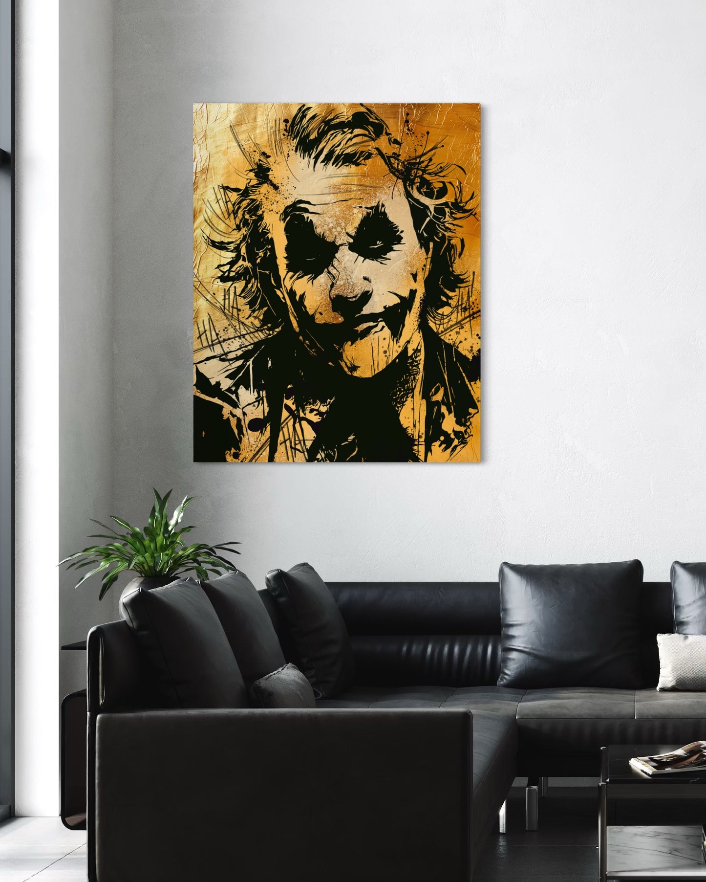 Joker Golden abstract