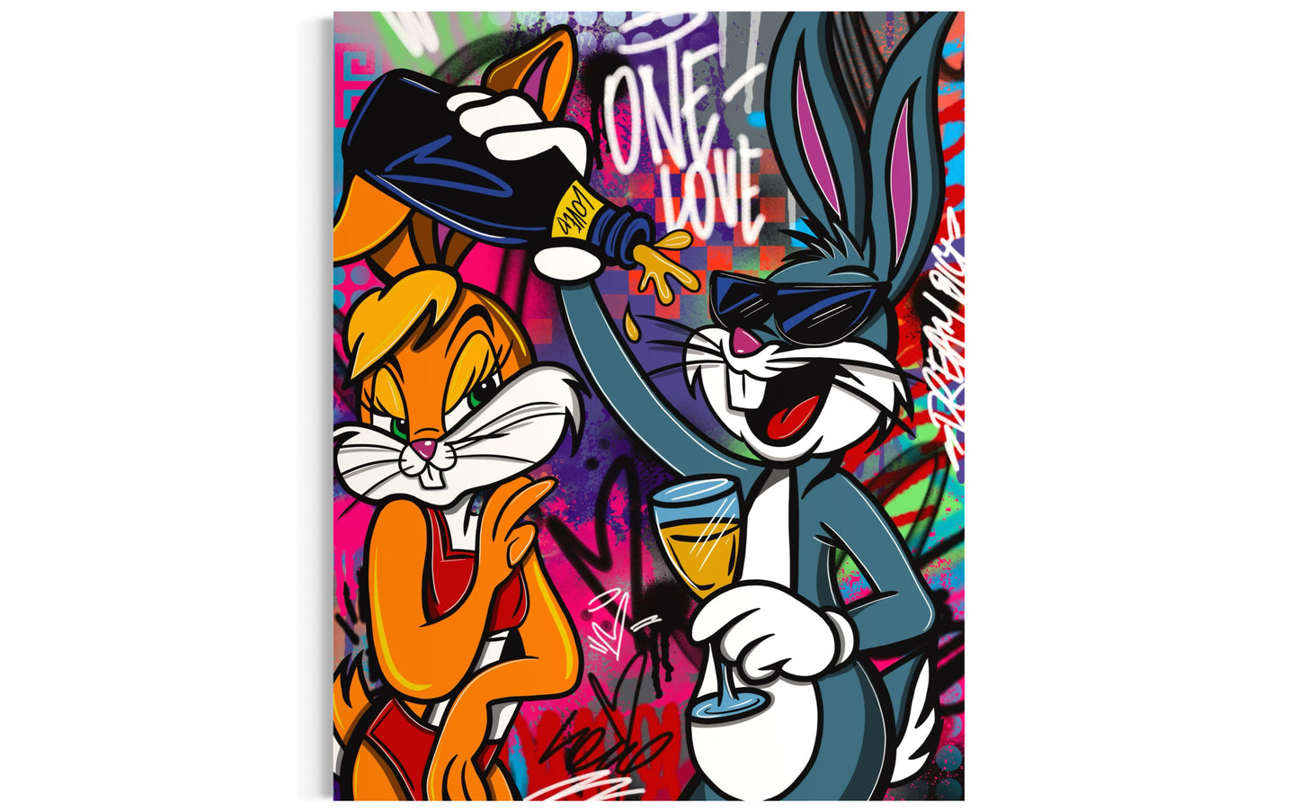 Champagne Bunny Love