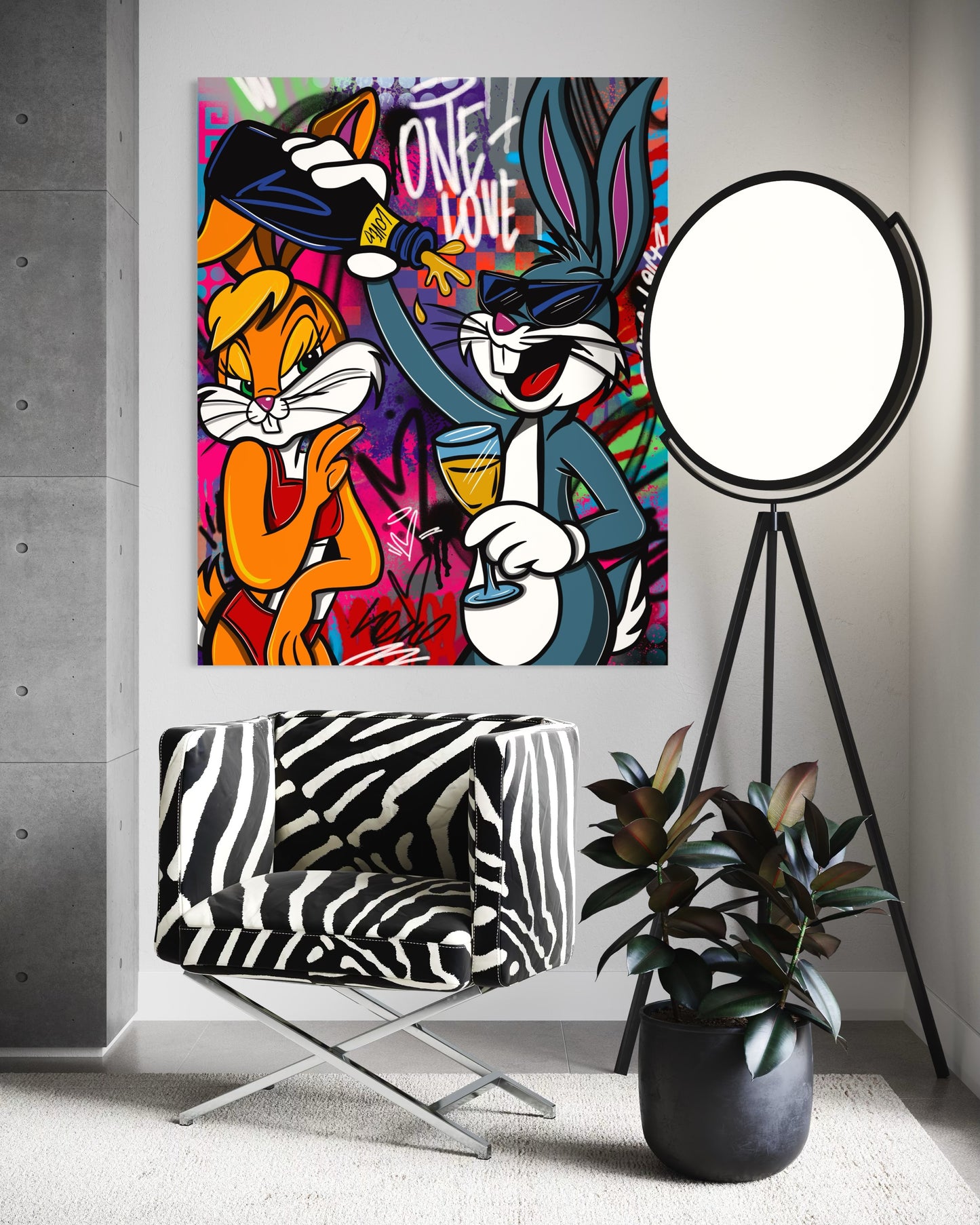 Champagne Bunny Love