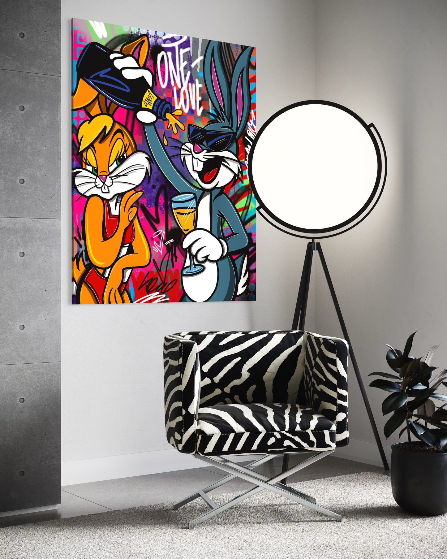 Champagne Bunny Love