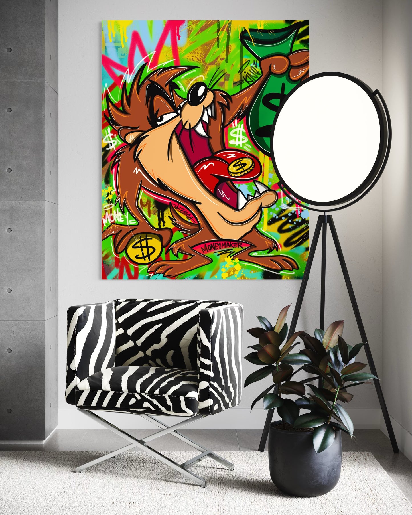 Devil devil  Pop Art Money