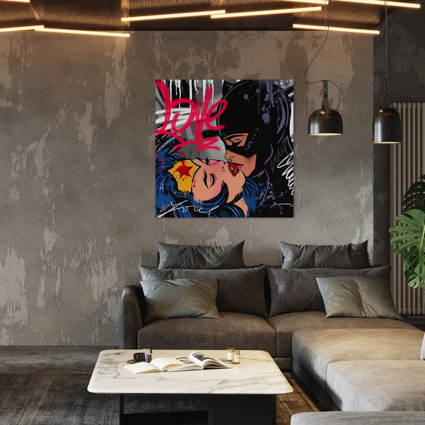 Wonder Kiss Catwoman