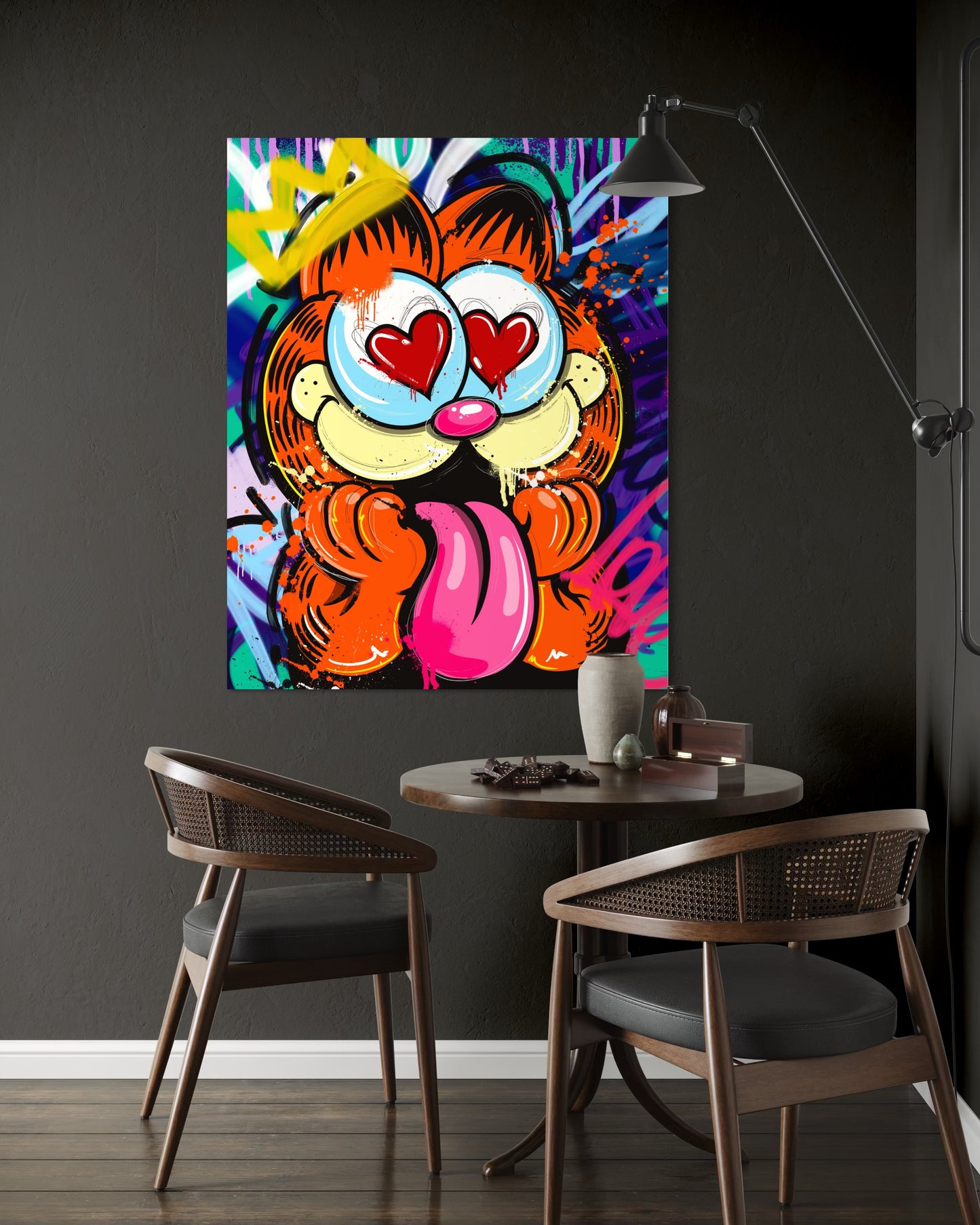 Garfield Love Pop Art