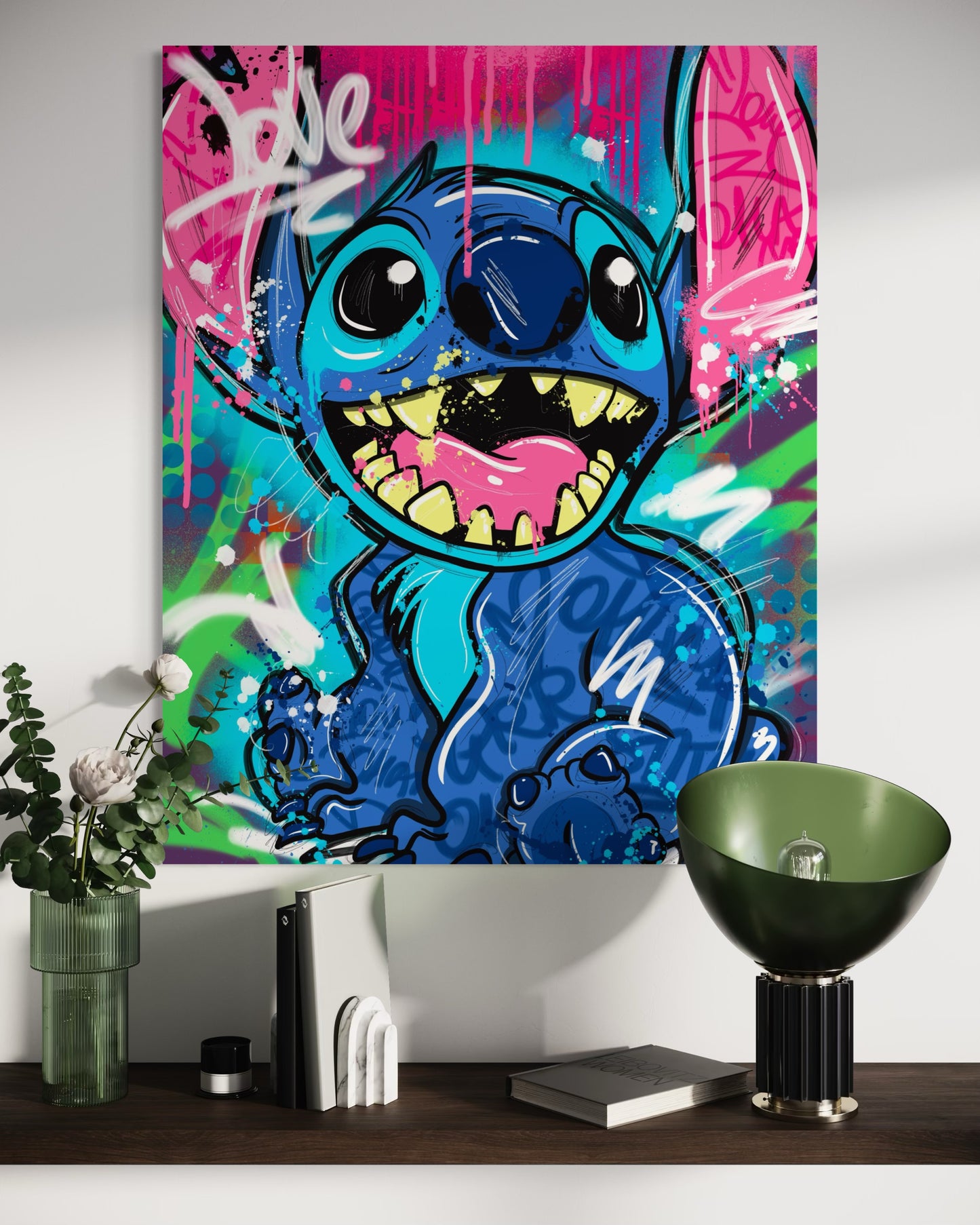 Pop art Stitch Love