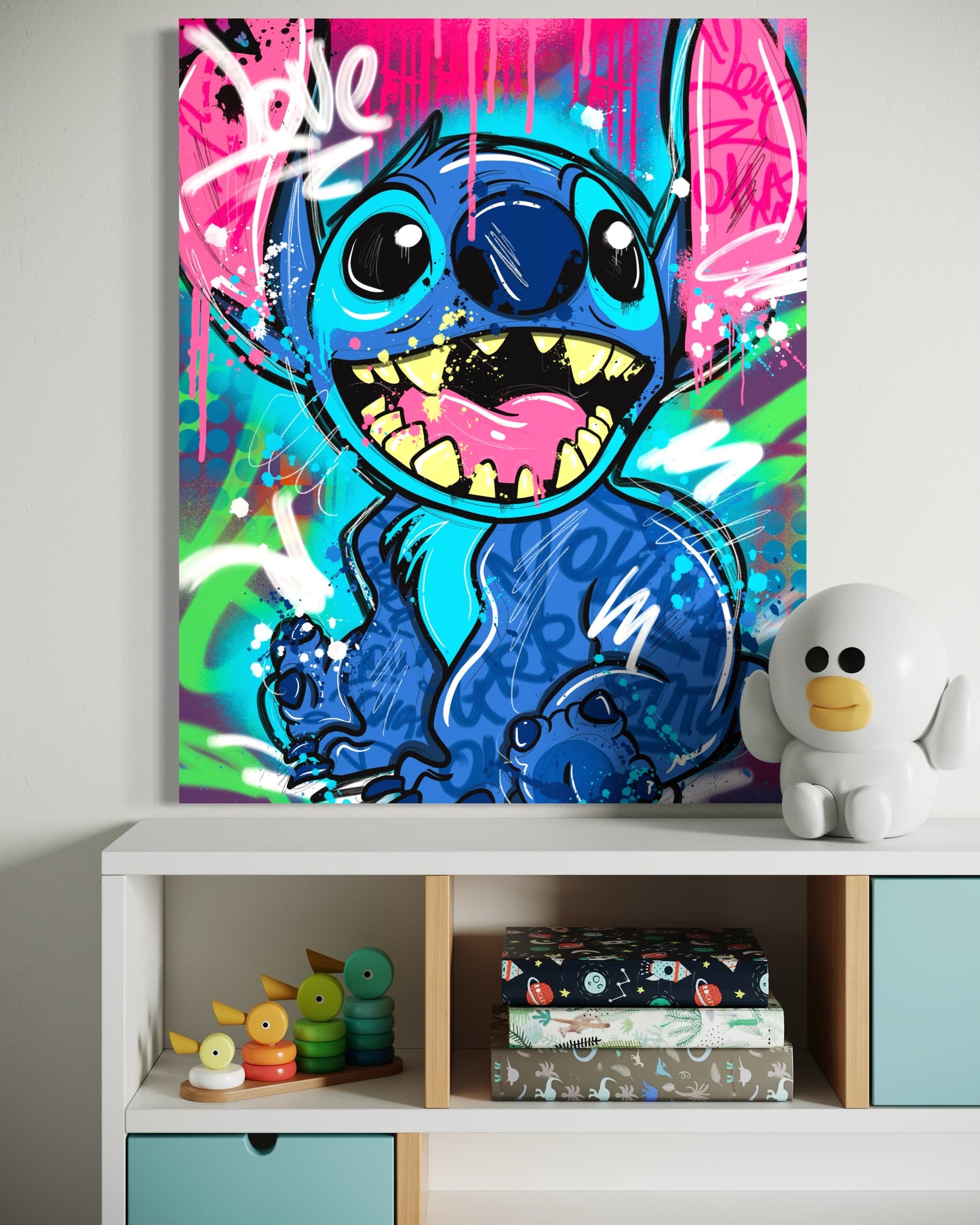 Pop art Stitch Love