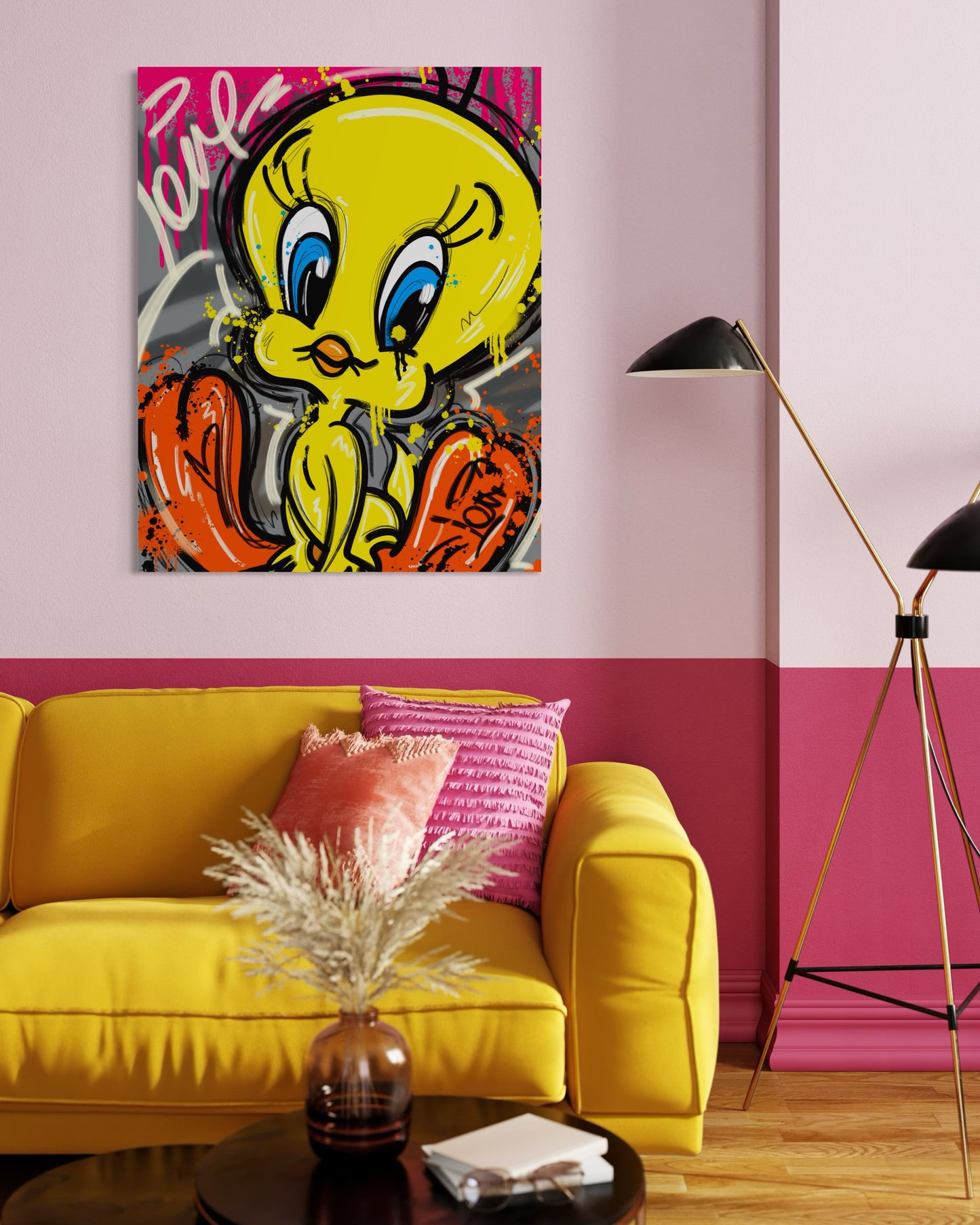 Pop art Tweeety Love