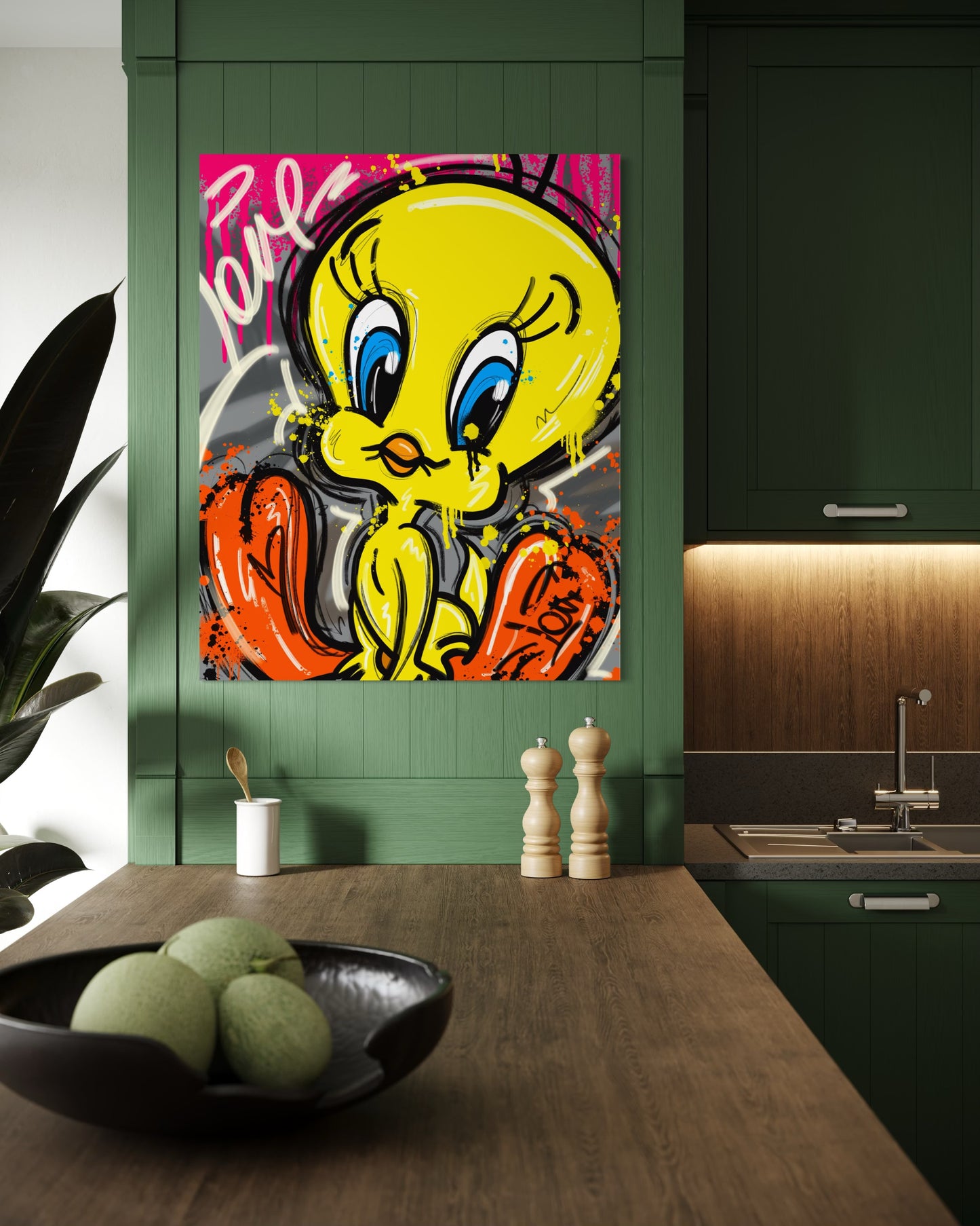 Pop art Tweeety Love