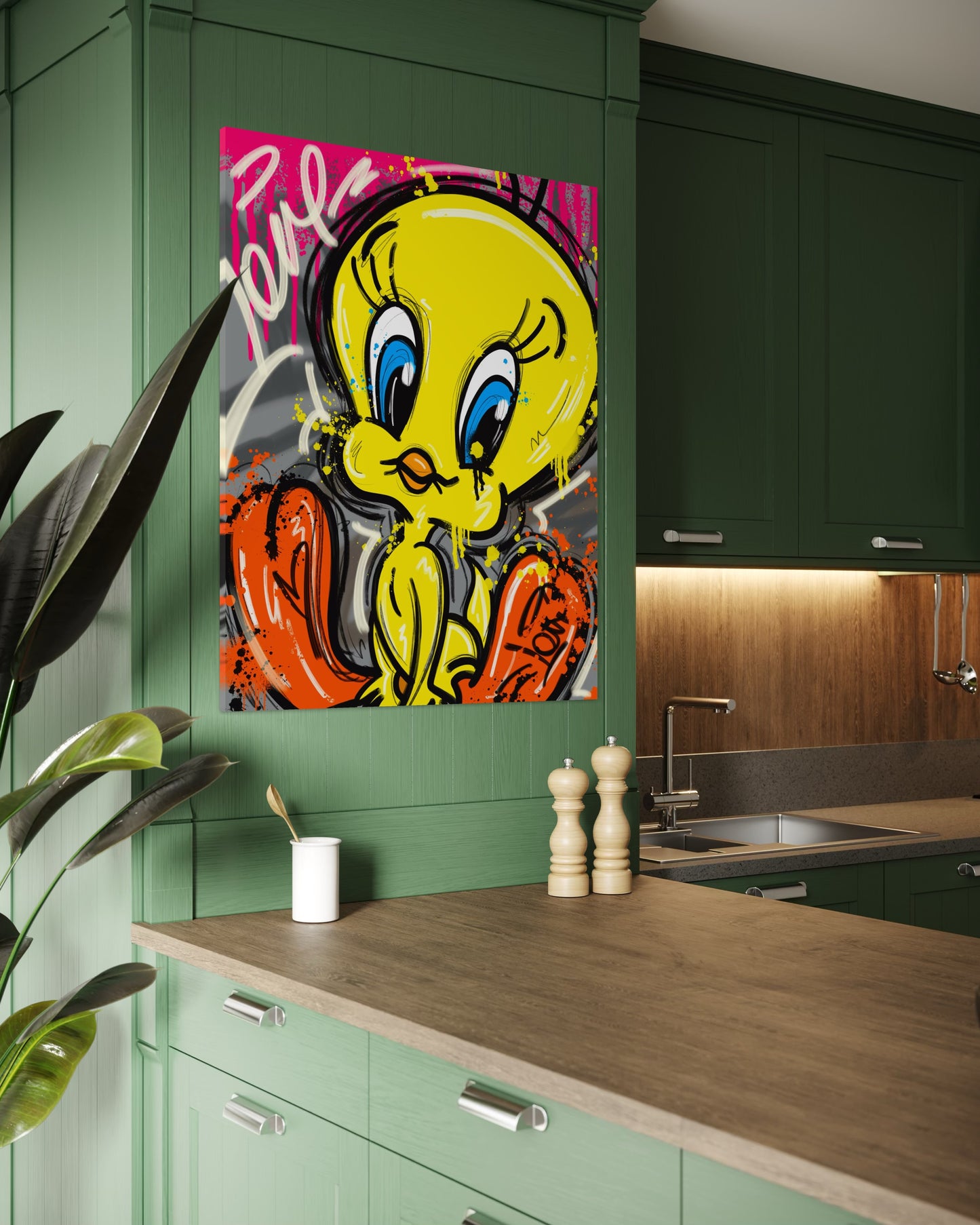 Pop art Tweeety Love