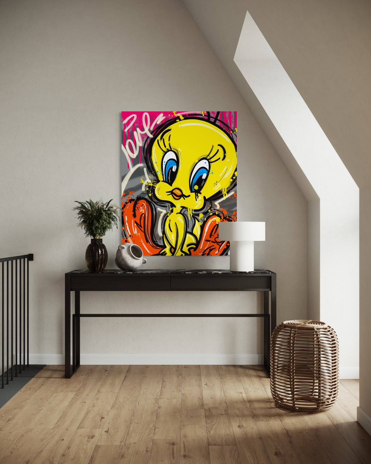 Pop art Tweeety Love