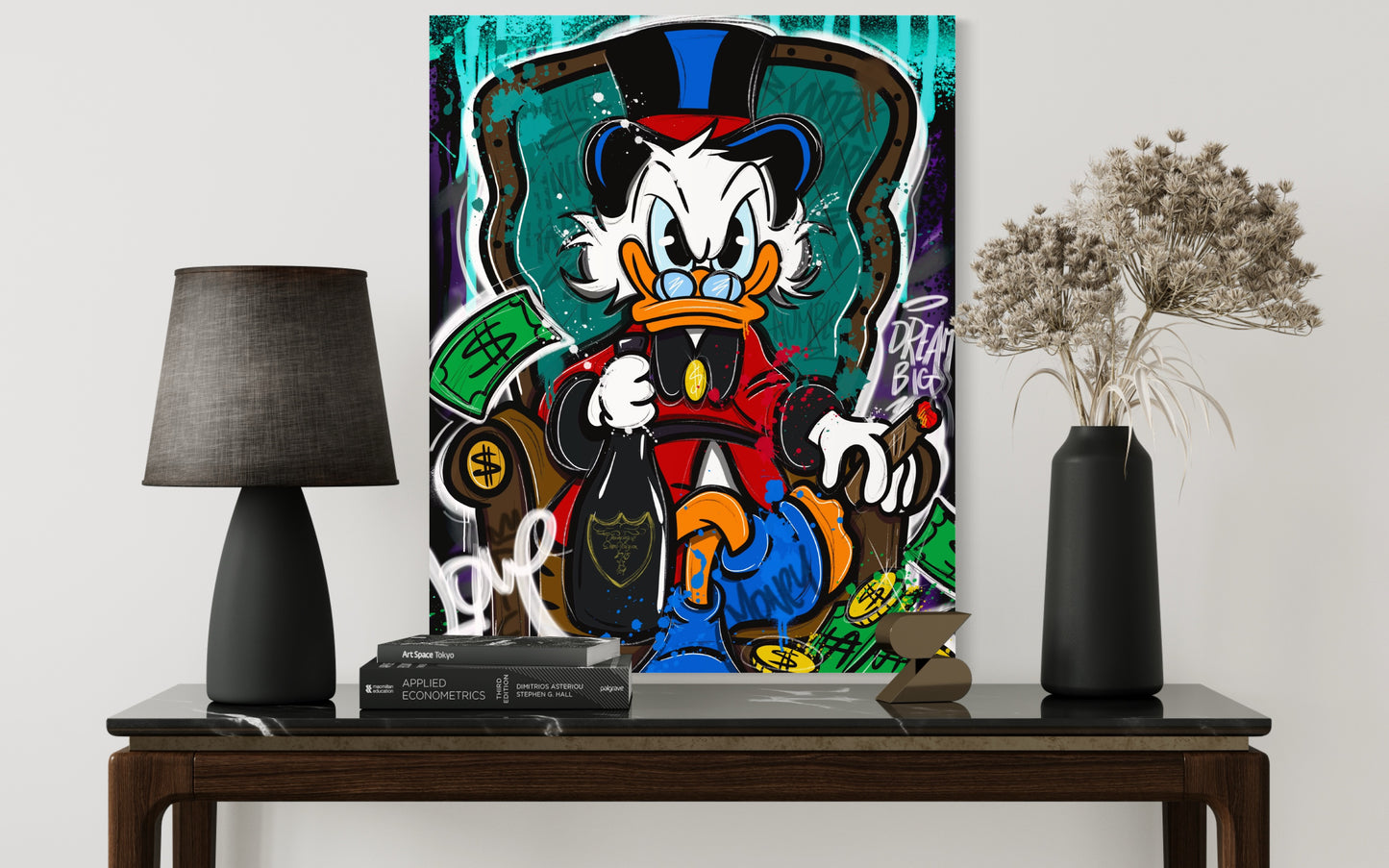 Pop Art Champagne Duck