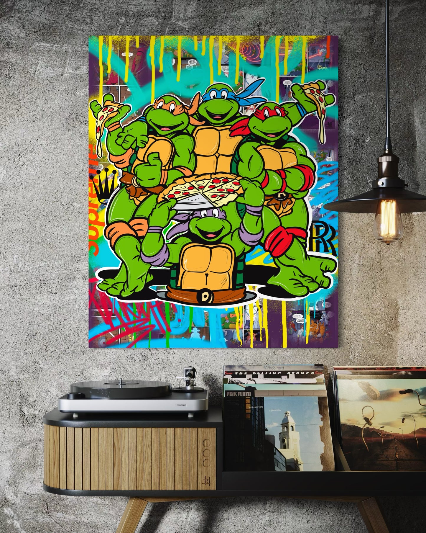 Turtle Pop Art