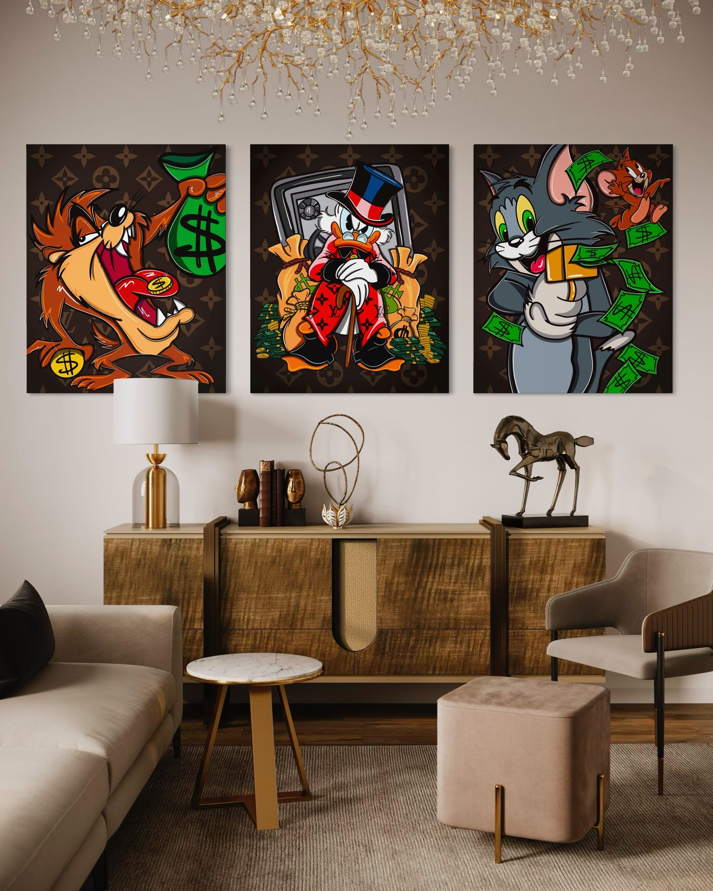 LV Money Cat and Mouse Jerry