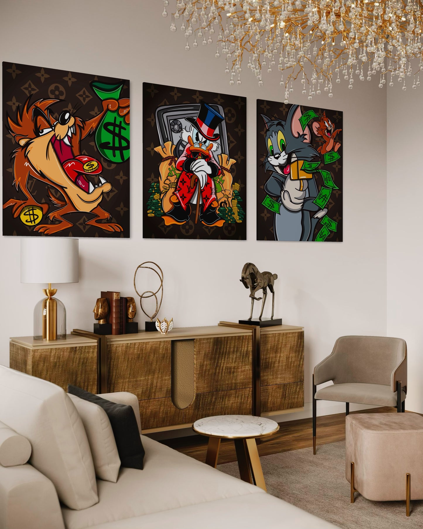 LV Money Cat and Mouse Jerry